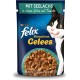 FELIX Sensations Jelly Wet Cat Food with Chicken and Carrot in Jelly, Pack of 26 (26 x 85 g) FELIX Sensations Jelly Wet Cat Food with Chicken and Carrot in Jelly, Pack of 26 (26 x 85 g)