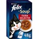 FELIX Suppe Farm Selection Cat Soup 6 x 48 g - Box of 4 (24 Portion Bags; 1.15 kg) FELIX Suppe Farm Selection Cat Soup 6 x 48 g - Box of 4 (24 Portion Bags; 1.15 kg)
