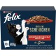 Felix Delicious Slices Wet Cat Food in Jelly, Variety of Flavours from the Water, Pack of 6 (6 x 10 Bags of 80 g) Felix Delicious Slices Wet Cat Food in Jelly, Variety of Flavours from the Water, Pack of 6 (6 x 10 Bags of 80 g)