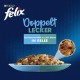 Felix Double Delicious Wet Cat Food in Jelly, Mix of Varieties, 4 Pack (4 x 24 Pouches of 85 g) Felix Double Delicious Wet Cat Food in Jelly, Mix of Varieties, 4 Pack (4 x 24 Pouches of 85 g)