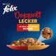 Felix Double Delicious Wet Cat Food in Jelly, Mix of Varieties, 4 Pack (4 x 24 Pouches of 85 g) Felix Double Delicious Wet Cat Food in Jelly, Mix of Varieties, 4 Pack (4 x 24 Pouches of 85 g)