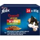 Felix Double Delicious Wet Cat Food in Jelly, Mix of Varieties, 4 Pack (4 x 24 Pouches of 85 g) Felix Double Delicious Wet Cat Food in Jelly, Mix of Varieties, 4 Pack (4 x 24 Pouches of 85 g)