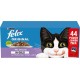 Felix Mix Selection in Jelly Cat Food, Wet Food Meal Bag with Round, Chicken, Salmon & Tuna, 44 x 85 g (44 Meal Bags, 3.7 kg) Felix Mix Selection in Jelly Cat Food, Wet Food Meal Bag with Round, Chicken, Salmon & Tuna, 44 x 85 g (44 Meal Bags, 3.7 kg)