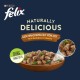 Felix Naturally Delicious, Wet Cat Food with Vegetables in Jelly, Pack of 80 (2 x 40 x 80 g) Felix Naturally Delicious, Wet Cat Food with Vegetables in Jelly, Pack of 80 (2 x 40 x 80 g)
