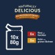 Felix Naturally Delicious, Wet Cat Food with Vegetables in Jelly, Pack of 80 (2 x 40 x 80 g) Felix Naturally Delicious, Wet Cat Food with Vegetables in Jelly, Pack of 80 (2 x 40 x 80 g)