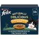 Felix Naturally Delicious, Wet Cat Food with Vegetables in Jelly, Pack of 80 (2 x 40 x 80 g) Felix Naturally Delicious, Wet Cat Food with Vegetables in Jelly, Pack of 80 (2 x 40 x 80 g)