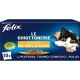 Felix Purina Le Ghiottonerie Wet Cat Food with Beef, Chicken, Salmon and Tuna, 60 Bags of 85 g Felix Purina Le Ghiottonerie Wet Cat Food with Beef, Chicken, Salmon and Tuna, 60 Bags of 85 g