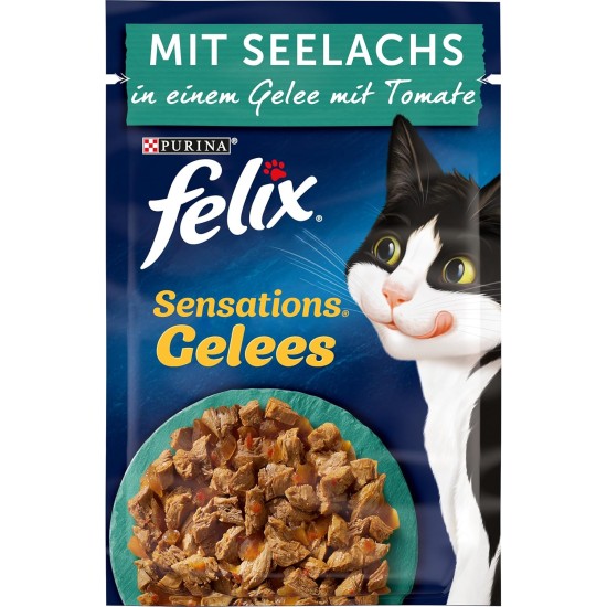 Felix Sensations Jelly Wet Cat Food, Variety of Flavours, 4 or 6 Packs Felix Sensations Jelly Wet Cat Food, Variety of Flavours, 4 or 6 Packs