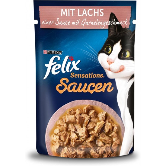 Felix Sensations Sauces Wet Cat Food, Variety Mix 4 or 6 Packs Felix Sensations Sauces Wet Cat Food, Variety Mix 4 or 6 Packs