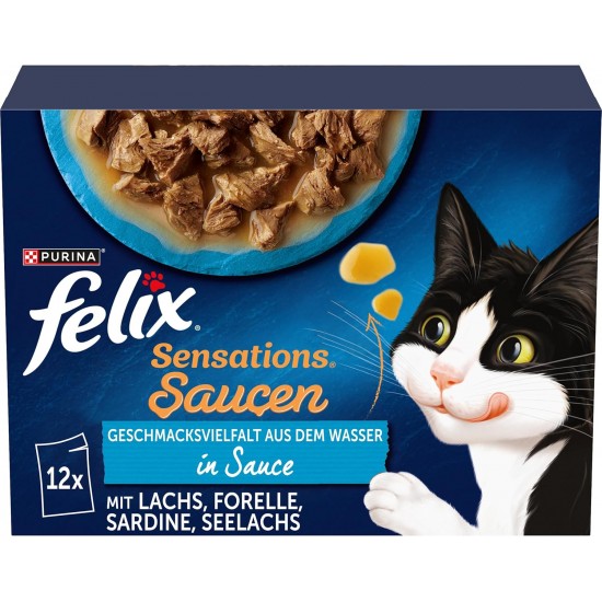 Felix Sensations Sauces Wet Cat Food, Variety Mix 4 or 6 Packs Felix Sensations Sauces Wet Cat Food, Variety Mix 4 or 6 Packs