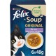 Felix Soup, Clear Soup for Cats with Delicate Pieces, Variety Mix, Pack of 8 (8 x 6 Bags of 48 g) Felix Soup, Clear Soup for Cats with Delicate Pieces, Variety Mix, Pack of 8 (8 x 6 Bags of 48 g)