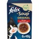 Felix Soup, Clear Soup for Cats with Delicate Pieces, Variety Mix, Pack of 8 (8 x 6 Bags of 48 g) Felix Soup, Clear Soup for Cats with Delicate Pieces, Variety Mix, Pack of 8 (8 x 6 Bags of 48 g)