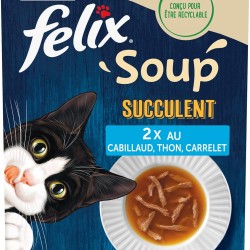 Felix Soups Succulent Fish 6 x 48g Felix Soups Succulent Fish 6 x 48g