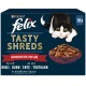 Felix Tasty Shreds Wet Cat Food in Sauce, Variety of Flavours, Pack of 6 (6 x 10 x 80 g) Felix Tasty Shreds Wet Cat Food in Sauce, Variety of Flavours, Pack of 6 (6 x 10 x 80 g)