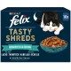Felix Tasty Shreds Wet Cat Food in Sauce, Variety of Flavours, Pack of 6 (6 x 10 x 80 g) Felix Tasty Shreds Wet Cat Food in Sauce, Variety of Flavours, Pack of 6 (6 x 10 x 80 g)