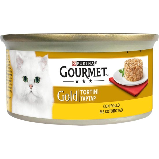 GOURMET Gold Adult Cat Wet Food Tortino with Chicken 24 x 85g Tubs GOURMET Gold Adult Cat Wet Food Tortino with Chicken 24 x 85g Tubs