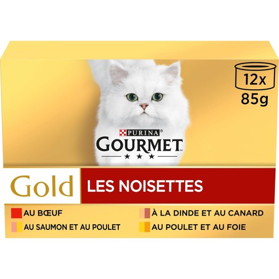 GOURMET Gold Hazelnuts Food for Adult Cat Flavours to choose from GOURMET Gold Hazelnuts Food for Adult Cat Flavours to choose from