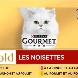 GOURMET Gold Hazelnuts Food for Adult Cat Flavours to choose from GOURMET Gold Hazelnuts Food for Adult Cat Flavours to choose from