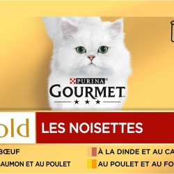 GOURMET Gold Hazelnuts Food for Adult Cat Flavours to choose from GOURMET Gold Hazelnuts Food for Adult Cat Flavours to choose from