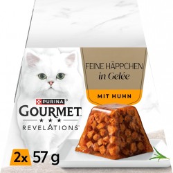 GOURMET Revelations Wet Cat Food in Jelly with Chicken, Pack of 24 (24 x 57 g)