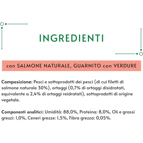 Gourmet 32 x Natural Salmon Garnished with Vegetables 40g Crystal Delicate Cat Soup Stock Gourmet 32 x Natural Salmon Garnished with Vegetables 40g Crystal Delicate Cat Soup Stock