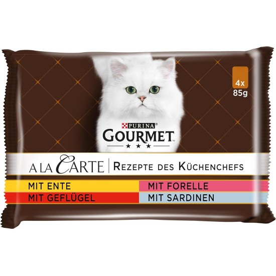 Gourmet A la Carte Wet Cat Food, Assorted Mix, Pack of 60 (60x 85 g) Gourmet A la Carte Wet Cat Food, Assorted Mix, Pack of 60 (60x 85 g)