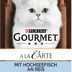 Gourmet A la Carte Wet Cat Food with Deep Sea Fish, Rice and Vegetables, Pack of 26 (26 x 85 g) Gourmet A la Carte Wet Cat Food with Deep Sea Fish, Rice and Vegetables, Pack of 26 (26 x 85 g)