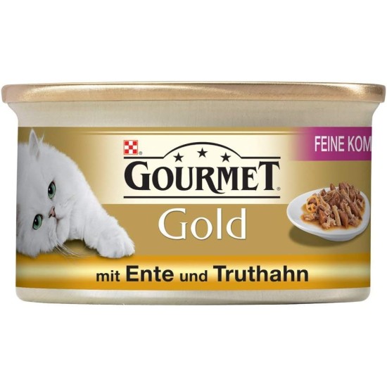 Gourmet Gold Duck and Turkey Cat Food 85g Gourmet Gold Duck and Turkey Cat Food 85g