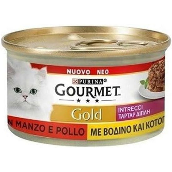 Gourmet Gold Flechte di Gusto Wet Cat Food with Chicken and Beef 85 g Gourmet Gold Flechte di Gusto Wet Cat Food with Chicken and Beef 85 g