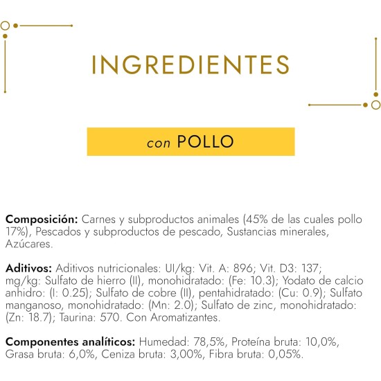 Gourmet Gold Fondant Pollo CAJA 24 x 85 GR Gourmet Gold Fondant Pollo CAJA 24 x 85 GR