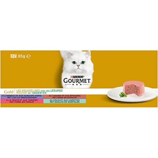 Gourmet Gold Les Mousselines Adult Cat Meals Choice of Flavours Gourmet Gold Les Mousselines Adult Cat Meals Choice of Flavours