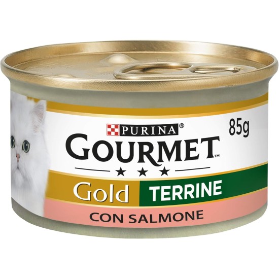 Gourmet Gold Pate for the Cat, with Salmon, 85 g – Pack of 24 Gourmet Gold Pate for the Cat, with Salmon, 85 g – Pack of 24