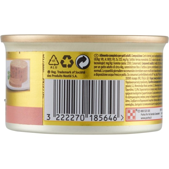 Gourmet Gold Pate for the Cat, with Salmon, 85 g – Pack of 24 Gourmet Gold Pate for the Cat, with Salmon, 85 g – Pack of 24