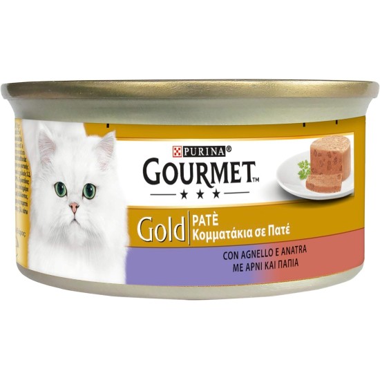 Gourmet Gold Pate for the Cat, with Salmon, 85 g – Pack of 24 Gourmet Gold Pate for the Cat, with Salmon, 85 g – Pack of 24