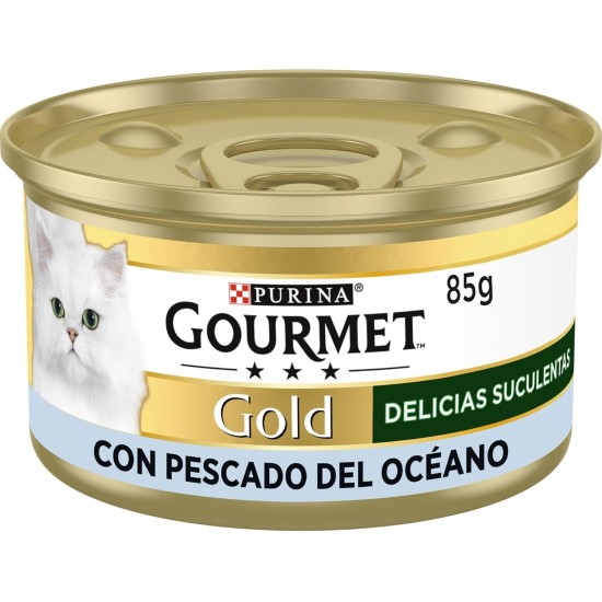 Gourmet Gold Succulent Wet Food for Cats with Sea Fish 24 x 85g Tubs Gourmet Gold Succulent Wet Food for Cats with Sea Fish 24 x 85g Tubs
