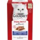 Gourmet MON Petit Intense | Cat | Discrete in Sauce | Tuna, Salmon, Trout | 8 Pieces of 6 x 50 g | Fresh Bags Gourmet MON Petit Intense | Cat | Discrete in Sauce | Tuna, Salmon, Trout | 8 Pieces of 6 x 50 g | Fresh Bags