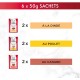 Gourmet MON Petit Intense | Cat | Discrete in Sauce | Tuna, Salmon, Trout | 8 Pieces of 6 x 50 g | Fresh Bags Gourmet MON Petit Intense | Cat | Discrete in Sauce | Tuna, Salmon, Trout | 8 Pieces of 6 x 50 g | Fresh Bags