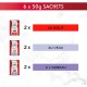 Gourmet MON Petit Intense | Cat | Discrete in Sauce | Tuna, Salmon, Trout | 8 Pieces of 6 x 50 g | Fresh Bags Gourmet MON Petit Intense | Cat | Discrete in Sauce | Tuna, Salmon, Trout | 8 Pieces of 6 x 50 g | Fresh Bags