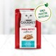 Gourmet MON Petit Intense | Cat | Discrete in Sauce | Tuna, Salmon, Trout | 8 Pieces of 6 x 50 g | Fresh Bags Gourmet MON Petit Intense | Cat | Discrete in Sauce | Tuna, Salmon, Trout | 8 Pieces of 6 x 50 g | Fresh Bags