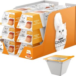Gourmet PURINA Revelations Muslin, Chicken Covered with Sauce - 4 x 57g - Meal Portions for Adult Cats - Pack of 6 Gourmet PURINA Revelations Muslin, Chicken Covered with Sauce - 4 x 57g - Meal Portions for Adult Cats - Pack of 6