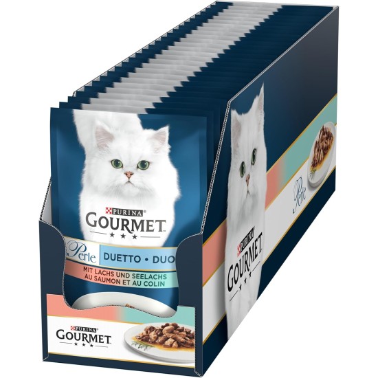 Gourmet Perle Duetto Wet Cat Food with Chicken and Beef Pack of 26 (26 x 85 g) Gourmet Perle Duetto Wet Cat Food with Chicken and Beef Pack of 26 (26 x 85 g)