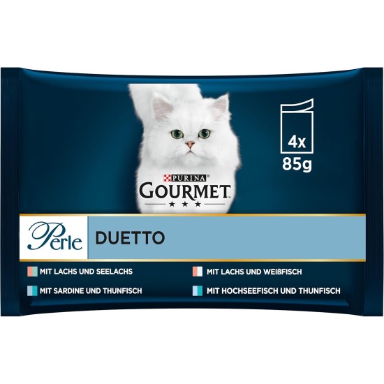 Gourmet Perle Duetto Wet Cat Food with Chicken and Beef Pack of 26 (26 x 85 g) Gourmet Perle Duetto Wet Cat Food with Chicken and Beef Pack of 26 (26 x 85 g)