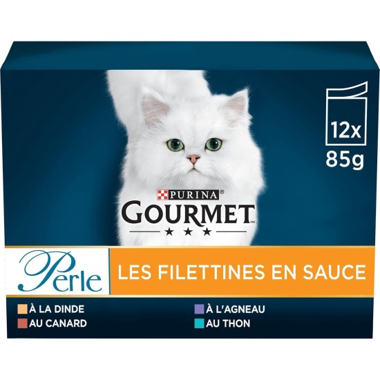 Gourmet Perle GiG MV Duck3 Cat Food, Pack of 6 (6 x 12 x 85 g) Gourmet Perle GiG MV Duck3 Cat Food, Pack of 6 (6 x 12 x 85 g)