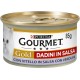 Gourmet Purina Gold Moisture Cat Cubes in Sauce with Calfskin Sauce with Vegetables - 24 Cans of 85 g per Pack (24 x 85 g) Gourmet Purina Gold Moisture Cat Cubes in Sauce with Calfskin Sauce with Vegetables - 24 Cans of 85 g per Pack (24 x 85 g)