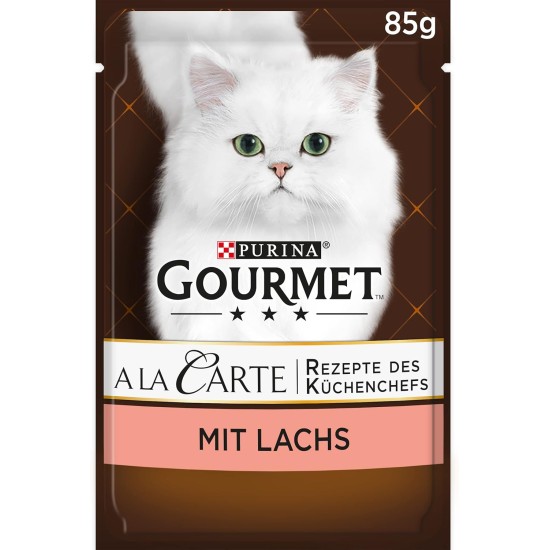 Gourmet Purina Gourmet A la Carte Wet Cat Food, with Beef and Vegetables, Pack of 26 (26 x 85 g) Gourmet Purina Gourmet A la Carte Wet Cat Food, with Beef and Vegetables, Pack of 26 (26 x 85 g)