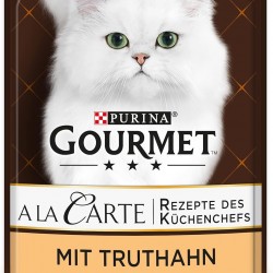 Gourmet Purina Gourmet A la Carte Wet Cat Food with Turkey and Vegetables, Pack of 26 (26 x 85 g) Gourmet Purina Gourmet A la Carte Wet Cat Food with Turkey and Vegetables, Pack of 26 (26 x 85 g)