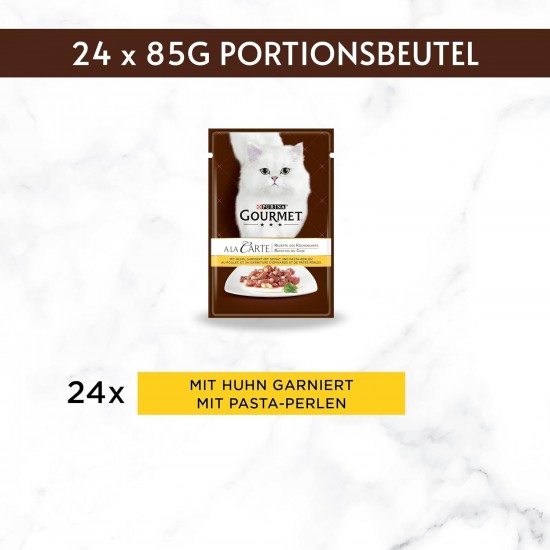 Gourmet Purina Gourmet A la Carte Wet Cat Food with Turkey and Vegetables, Pack of 26 (26 x 85 g) Gourmet Purina Gourmet A la Carte Wet Cat Food with Turkey and Vegetables, Pack of 26 (26 x 85 g)