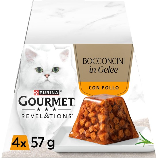 Gourmet Revelations Adult Cat Wet Food Jelly Treats with Chicken 24 Packs of 2oz Gourmet Revelations Adult Cat Wet Food Jelly Treats with Chicken 24 Packs of 2oz