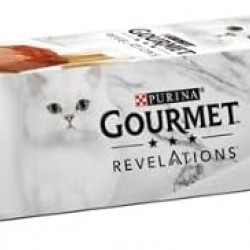 Gourmet Revelations Adult Cat Wet Food Jelly with Salmon 24 Packs of 2oz