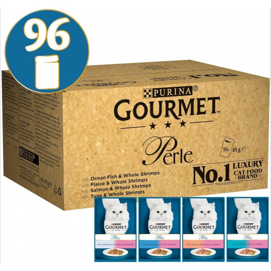 Gourmet Wet Cat Food Perle Country Medley, 96 Pouches, 96 x 85 g Gourmet Wet Cat Food Perle Country Medley, 96 Pouches, 96 x 85 g
